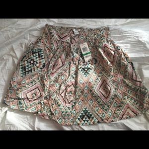 Multicolor cute flirty short skirt